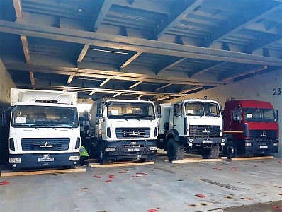 Trucks for Syrian roads